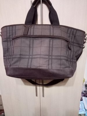 國際品牌COACH旅行袋手提包斜背9成新真品布+皮革34x61z20cm（本週特價8房上袋