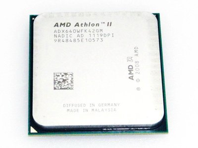 AMD Athlon II X4 640 四核心 AM3+ 938腳位處理器、拆機良品單處理器不含風扇