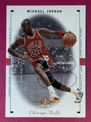 1998-99 Upper Deck SP Authentic #4 Michael Jordan Bulls