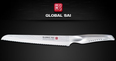 日本 GLOBAL 具良治 SAI 彩 麵包刀 鋸齒刀 23公分（非/WMF/雙人/貝印/旬/柳宗理）