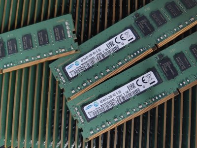 三星8GB 1Rx4 PC4-2133P-RC0 DDR4 M393A1G40EB1-CPB伺服器記憶體條
