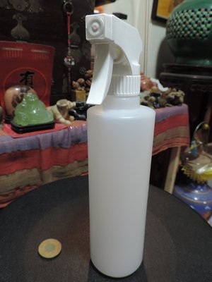 台灣製500ml HDPE 2號 塑膠噴頭噴霧瓶 噴槍噴水瓶 四面旋轉噴頭 2種噴法V-58A環保耐酸鹼酒精 二氧化氯
