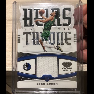 2020 crown royale Heirs to the throne Josh Green RC jersey