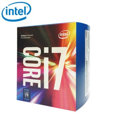 【捷修電腦。士林】Intel Core i7 7700K 中央處理器(盒裝) 全新代理商公司貨 無風扇