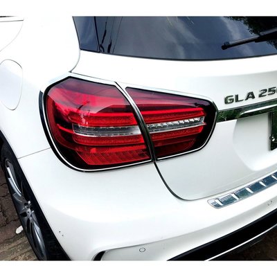 【JR佳睿精品】18-UP Benz GLA180 GLA200 X156 小改款 改裝 鍍鉻後燈框 尾燈飾條 裝飾