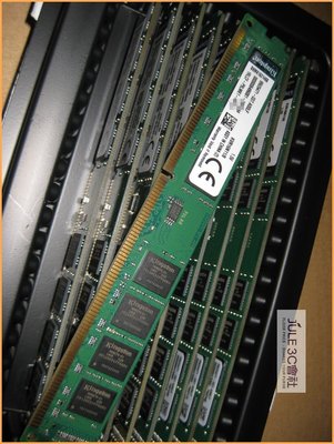 JULE 3C會社-金士頓Kingston 雙面DDR3 1600 KVR16N11/8 8GB 8G 桌上型 記憶體