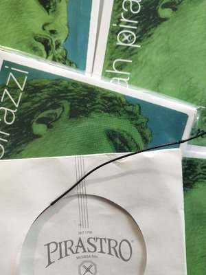 尼龍優質進口仿綠美人小提琴琴弦44/3套裝單根小提琴配件發音通透