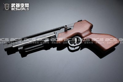【BCS武器空間】PB PB2 進化版 SP99 寬軌魚骨實木托 CO2短版狙擊槍，手槍-FSCLPB2