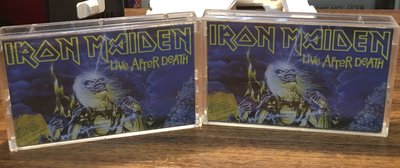 ［二手錄音帶］早期 英國搖滾樂團 鐵娘子Iron Maiden 1985年 Live After Death