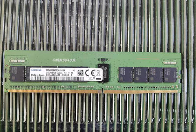 三星 32G DDR4 3200 2RX8 PC4-3200AA-RE3 ECC REG 伺服器記憶體條