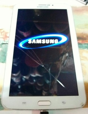 $${故障平板}三星Samsung Tab 3 sm-t211 白色$$