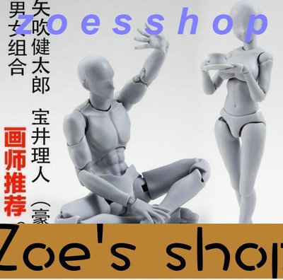zoe-SHF 素體 關節可動 素體男女 人偶模型人體figma人偶 可動素體美術 人偶