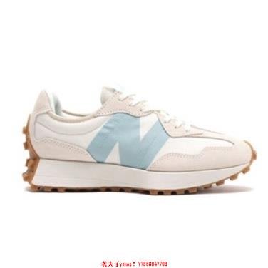 【老夫子】New Balance 327 W Moonbeam Storm Blue 米白 湖水藍 WS327HG1鞋