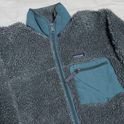 絕版美品｜ 美國製 灰 XS patagonia Retro-X cardigan jacket 羊毛 羊羔毛 絨毛 保暖 外套 復古 刷毛 vintage