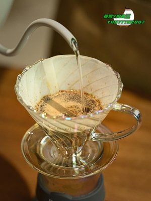 【熱賣精選】濾杯Brewista耐高溫玻璃手沖咖啡濾杯滴濾式V60咖啡濾杯過濾咖啡器具