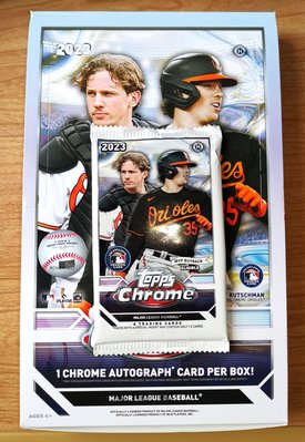 2023 MLB Topps Chrome 卡包X7 1盒1簽名已出 拼爆比例簽 大物限量新人卡 SSP