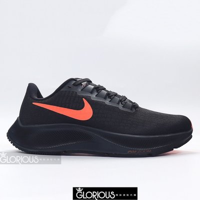 免運 特賣 Nike Air Zoom Pegasus 37 黑 橘 紅 BQ9646-061 慢跑鞋【GL代購】
