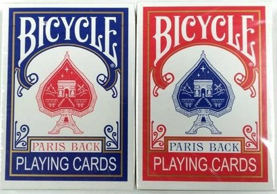 【USPCC撲克】Bicycle Paris Back Limited Edition Red/Blue