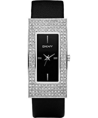 62.全新【DKNY Ladies Night 】迷戀晶鑽腕錶(NY4969)-銀