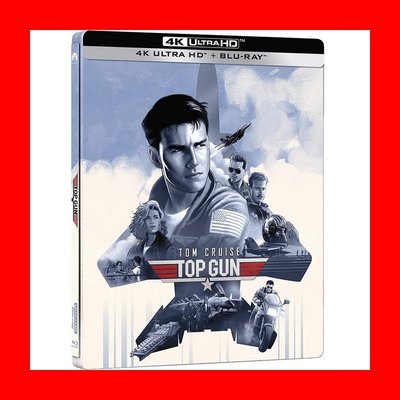 【4K UHD】捍衛戰士修復版4K UHD+BD雙碟限量鐵盒版(UHD台灣繁中字幕)Top Gun