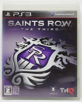 PS3 日版 黑街聖徒 3 Saints Row The Third