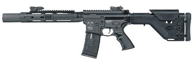 【原型軍品】全新 II ICS CXP-HOG 圓管護木 UKSR托 電動槍 EBB 黑色