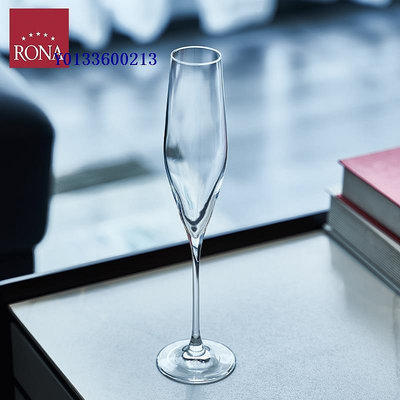 RONA歐洲進口水晶玻璃香檳杯高腳杯酒店家用氣泡酒杯天鵝紅酒杯