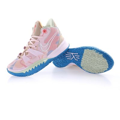 Nike Kyrie 7 GS"World 1 People歐文 “淡粉卡藍其薄荷綠” 實戰 籃球鞋CT4080-600