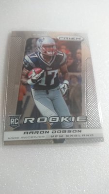 NFL美式足球明星AARON DOBSON精美新人RC卡一張~20元起標