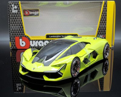 【MASH】[現貨特價] Bburago 1/24 Lamborghini Terzo Millennio 2019 綠