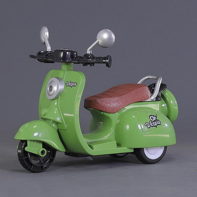 【現貨】兒童摩托車玩具仿真慣性三輪車男孩寶寶聲光卡通踏板摩托車禮物
