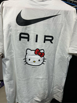 Nike x Hello Kitty 白T 聯名 短T 二手 台灣公司貨 S