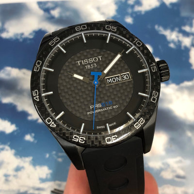現貨 可自取 TISSOT T1004303720100 天梭錶 手錶 42mm 機械錶 黑色面盤 黑橡膠錶帶 男錶