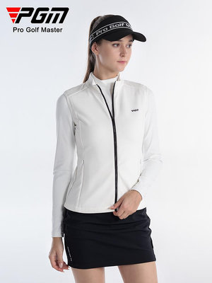 PGM 高爾夫馬甲女士 秋冬季上衣保暖舒適 防風服裝運動背心外套