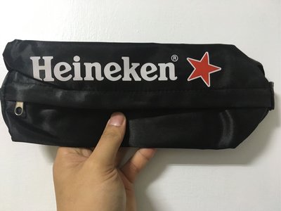 小資救星♥️全新 黑色 Heineken 海尼根世界隨行袋 收納 方便