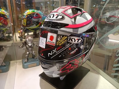 瀧澤部品 KYT NX-RACE 全罩安全帽 ESPARGARO #41 選手彩繪 碳纖維 頂級 內襯可拆 輕量 雙D扣