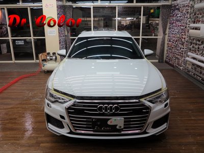 Dr. Color 玩色專業汽車包膜 Audi A6 Avant 細紋自體修復透明犀牛皮_引擎蓋/前保桿/葉子版/後視鏡