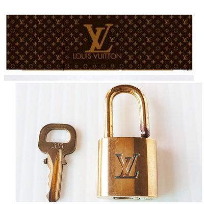 真品 LV 路易威登 金色原廠鑰匙鎖頭Louis Vuitton精品包315鑰匙SPEEDY 25鑰匙圈吊飾 墜飾 墜頭