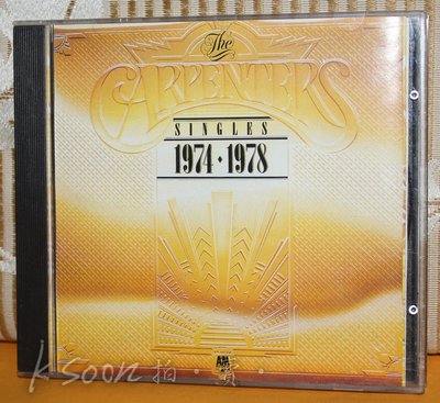 CARPENTERS-THE SINGLES 1974-1978,1978年,銀圈版,無IFPI,A&amp;M唱片