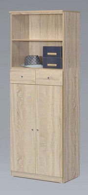 【萊夫家居】KV-H18：2X6尺橡木色高鞋櫃【台中家具】收納櫃 置物櫃 玄關櫃 活動隔板 套房家具 北歐風 台灣製造