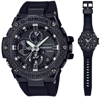日本正版 CASIO 卡西歐 G-Shock GST-B100X-1AJF 手錶男錶碳纖維核心防護構造太陽能充電日本代購
