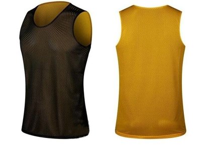 雙面籃球衣 兩面穿球衣 雙面球衣 黑黃 兩面 籃球衣 運動背心 網眼 網狀 可印名號 DV NIKE 玩大學 可參考