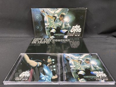 2002 周杰倫 JAY THE ONE 演唱會 LIVE 台灣首批紙盒版 2VCD 阿爾發唱片 二手絕版 各賣場唯一