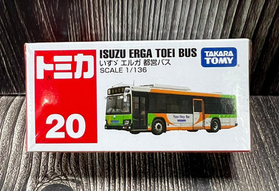 【G&amp;T】純日貨 TOMICA 多美小汽車 NO.20 五十鈴 ISUZU 都營巴士 879718