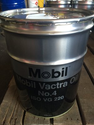 【MOBIL 美孚】VACTRA OIL NO.4、VG-220、機床導軌及滑動面潤滑油、20公升裝【滑道油】日本進口