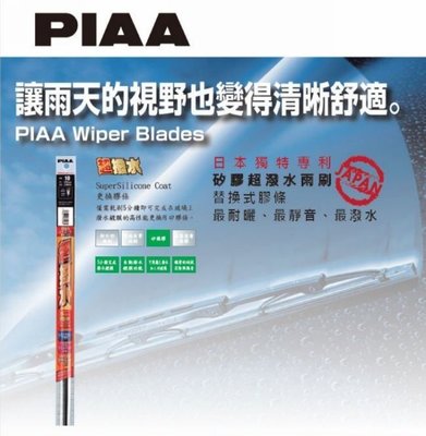 樂樂小舖-PIAA矽膠超撥水替換膠條 SLR50F SLW70F 寬度8.6mm 需裁切 三節式撥水膠條