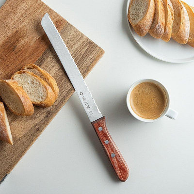 茶藝師 日本藤次郎面包刀切面包刀家用吐司刀不銹鋼烘焙刀具鋸齒刀蛋糕刀