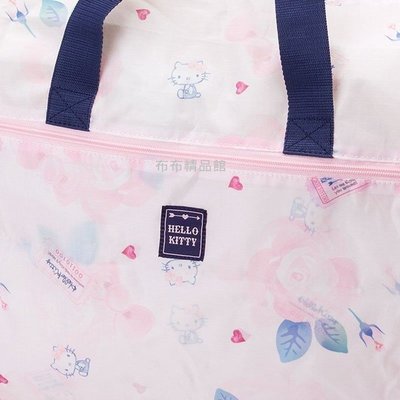 布布精品館，日本 kitty  三麗鷗  凱蒂貓  輕便 摺疊包 手提側背包 登機箱 穿桿包 旅行包