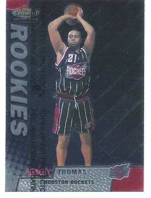 1999-2000 Topps Finest #122 KENNY THOMAS  ROOKIE RC 新人卡