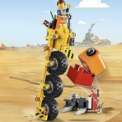 【QQ公仔物語】【PA015】【現貨 滿千免運】LEGO Movie2 樂高 樂高玩電影2 艾密特 三輪車 174片
